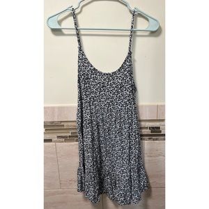 Black and White Floral Sundress